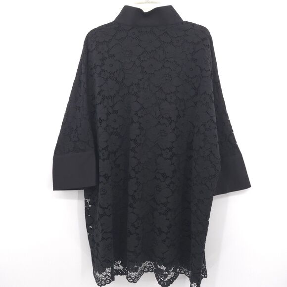 Tuckernuck NWT Black Lace Willow Blouse Size XXXL popover tunic top - Picture 14 of 15